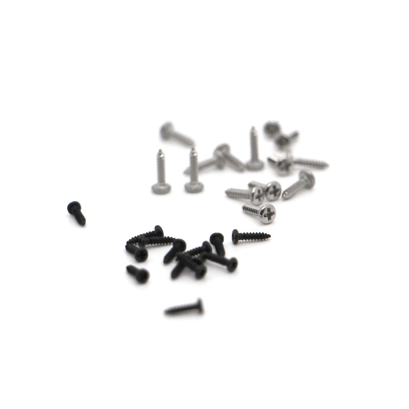 M0.5-M3 Titanium Grade 2 Anodized Blue Micro Flat Head Screws for Diving Watches Customized Service