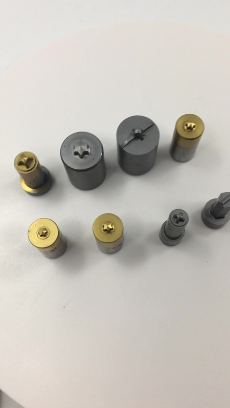 Standard Size Screw Second Punch Header M2 M42 Various Head Types Of Surface Coating