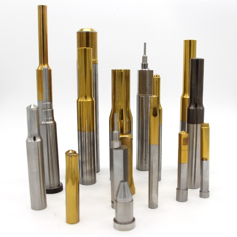 Customized HSS M2, M35, M42 Punch Pin With Stamping Pin Punch OEM Screw Die Parts