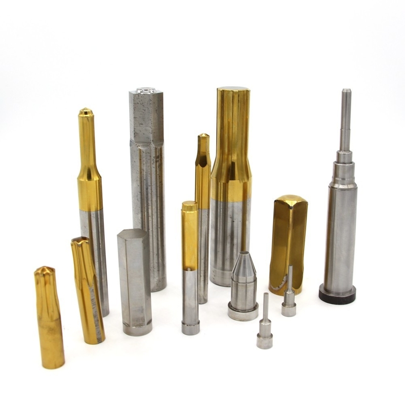 Customized HSS M2, M35, M42 Punch Pin With Stamping Pin Punch OEM Screw Die Parts