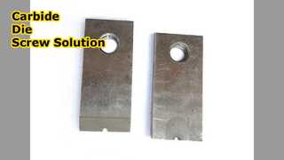 Vỏ thép tùy chỉnh khuôn trục vít cacbua YG15